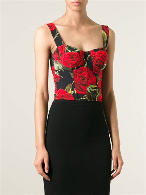 dolce gabbana corset bustier top.